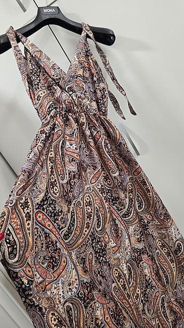 Men's Clothing: Duga letnja haljina sa paisley printom - Brend: MONA (vešalica na — 3