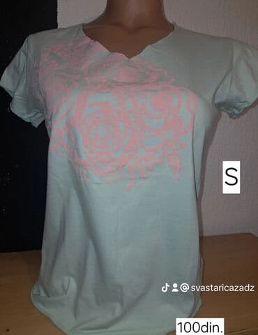Women's Clothing: Ženske majice – više modela - Model 1 (S): bela gornja zona, ispod — 14