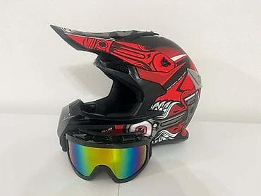 Books, Audio & Video formats: Kaciga za motocross/enduro sa naočarima - Tip: off-road/motocross — 2