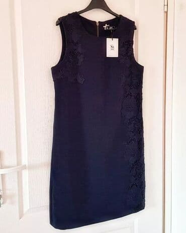 L (EU 40), color - Blue, Cocktail, With the straps