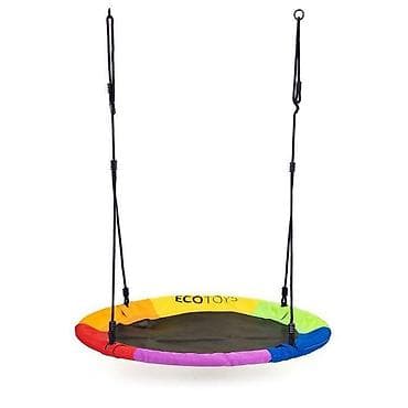 decije komode: DEČIJA BAŠTENSKA LJULJAŠKA MULTICOLOR – ECOTOYS (Šifra proizvoda — 3