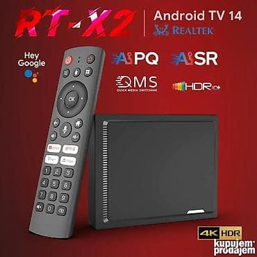 mikrofon i zvucnik za decu: VONTAR RTX2 Android TV Box Uz uređaj dobijate gratis 1 god televiziju — 4