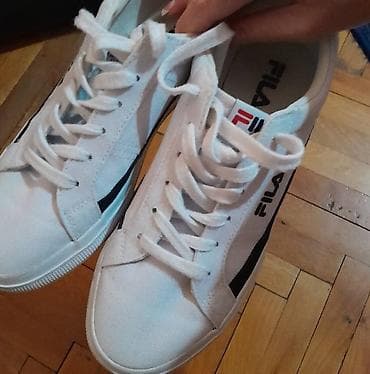 puma patika: Fila bele patike – klasičan nizak model od platna - Brend: Fila — 9