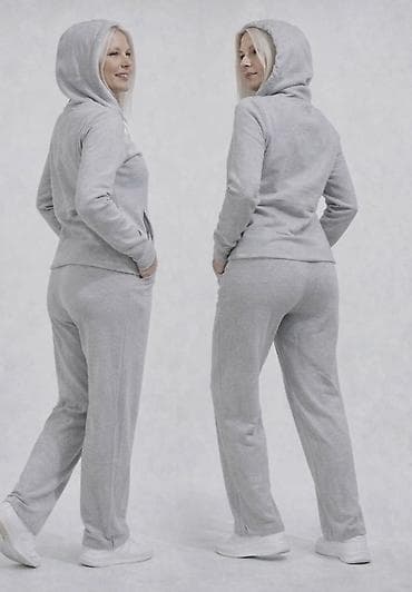 dsquared trenerka: Ženski duks i donji deo trenerke – komplet - Boja: svetlosiva — 2