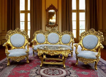 Stilske garniture: Luksuzni barokni salonac – komplet za dnevni boravak - Sastav