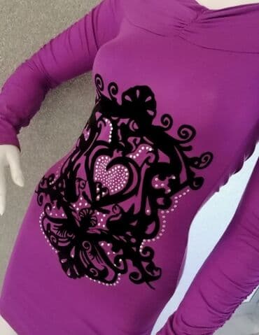 lidl haljine 2024: S (EU 36), color - Purple, Long sleeves — 3