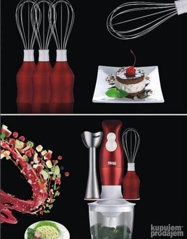 Blenderi, mikseri: DPS blender set 4u1 KM dinara Slim ergonomic shape and Stylish Design — 3