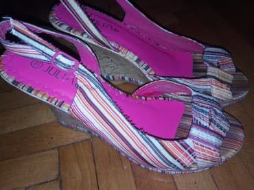 oksfordice sa platformom: Sandals, 38 — 4