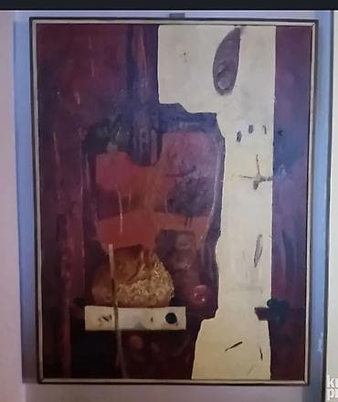 Figures: Painting, 70 x 62 cm, Used — 5