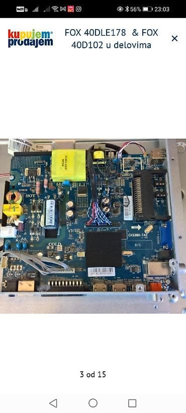 daljinski za tv sharp aquos: FOX 40DLE178 i FOX 40D102 – delovi za televizore (40") Dostupne — 4