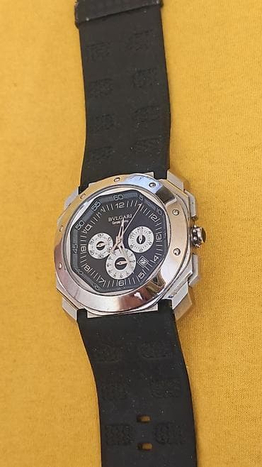 slike satova: Bvlgari Gerald Genta, CAL 7800 – muški hronograf - Kućište: polirani — 8