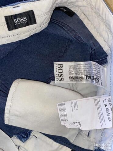 hugo boss original: Original Hugo Boss farmerice 34 SLIM FIT SPECIAL FINISHING Polistruk — 1