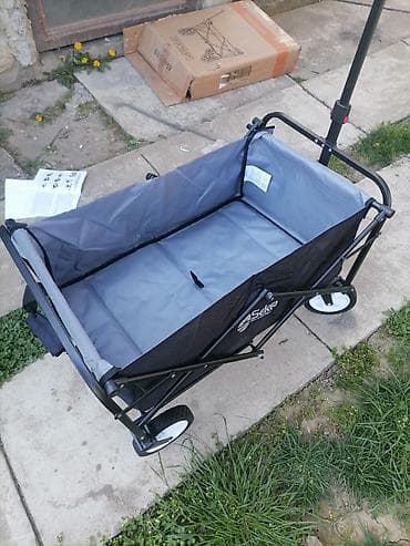 frotiri cena: Sklopiva transportna kolica na izvlačenje - Prostrana korpa od — 8