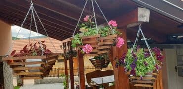 slavine za sudoperu sa grejacem: Saksija, Drvo, bоја - Braon, Novo — 2