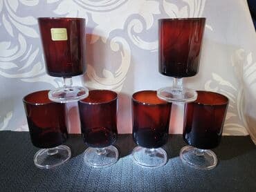 swarovski case za vino cena: Case nove za vino Luminarc francuske iz 80ih. Case bez ostecenja,sve — 3
