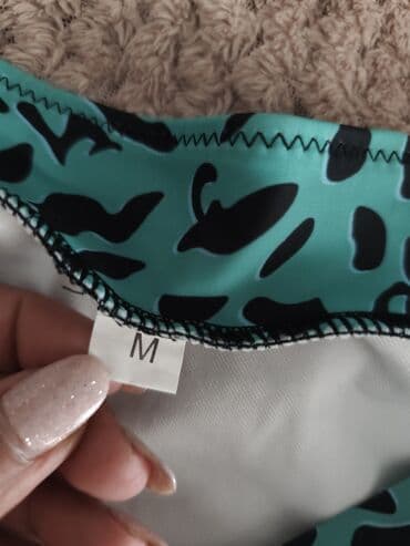 jednodelni kupaci za punije: M (EU 38), Animal, color - Turquoise — 2