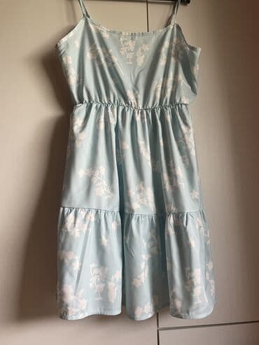 L (EU 40), color - Light blue, Evening, With the straps