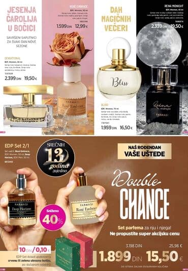 Nega kože: Set parfema, Farmasi, Original — 2