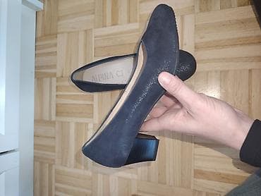 kožne cizme: Alpina ženske salonke, tamnoplave boje. UG 24cm - Model: klasične — 4