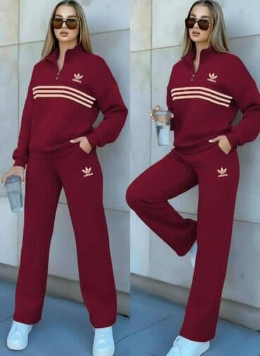 Adidas, S (EU 36), M, L, Prugasti, bоја - Bordo na lalafo.rs Adidas, S (EU 36), M, L, Prugasti, bоја - Bordo
