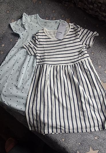 Pantalone: Dečije haljine – set više modela 1) Hello Kitty roze haljina - — 3