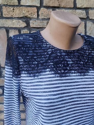 tunike plus size: Lagana bluza, veličina L, super očuvana. Opis: - Model sa dugim — 3
