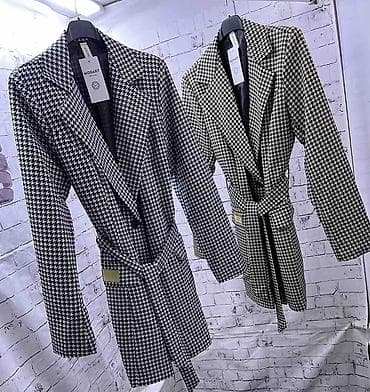 Men's Footwear: 💫Ženska mini haljina/sako kroja sa kaišem – dezen pepito (houndstooth) — 5