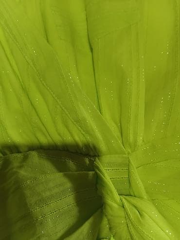 versace eros cena: Neon zeleno haljina-košulja sa resamam m do l - Model: midi — 10