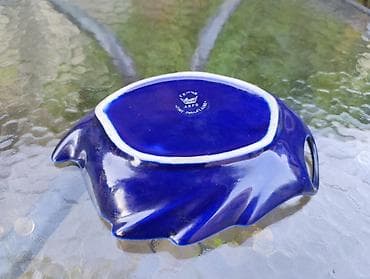 soba za devojčice: Dekorativna porcelanska posuda – Cobalt Blue, Carpo Porcelaine - — 3