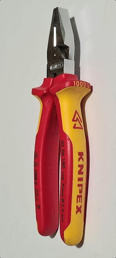 podloga za secenje: Knipex 02 06 180 profesionalna kombinovana klešta sa visokim prenosom — 8