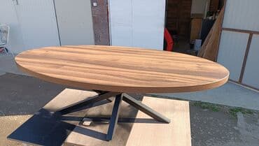 ugaona kuhinja mala: Klub sto 150x70x45 sa duplom plocom od iverice (debljine 36mm), abs — 1