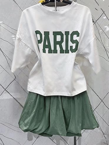 Kompleti: ✅Komplet majica + suknja “PARIS”
✅1950 din — 5