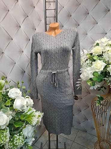 Women's Sweatshirts: Ženske pletene haljine – više modela i boja Model 1 i 2: - Midi — 1