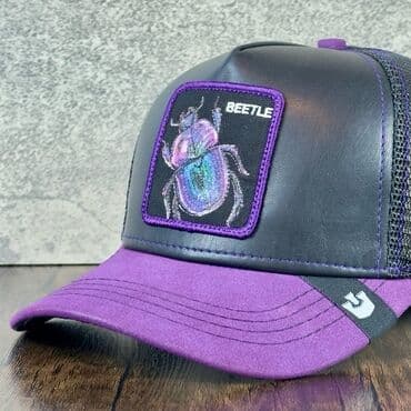 srebrni lancic sa krstom: Cap, color - Purple — 3