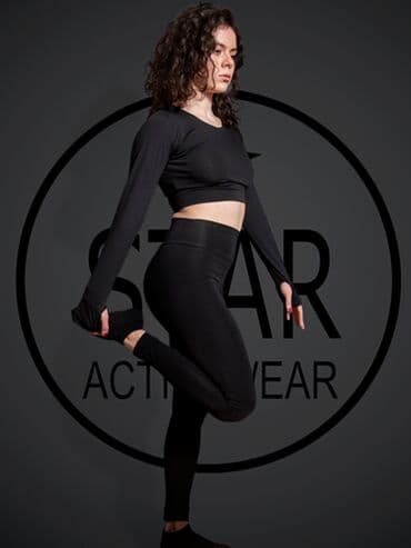 push up helanke: XS (EU 34), S (EU 36), XL (EU 42), bоја - Crna, Jednobojni — 1