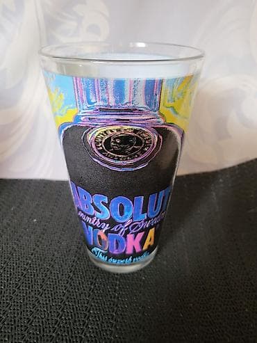 soljice za espreso: Case za zestoko pice kol.Andy Warhol iz 80ih. Case Italija Bormioli — 9