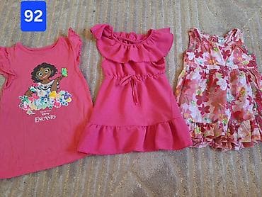 Komplet haljinica za devojčice – veličina 92. Prijatni, mekani