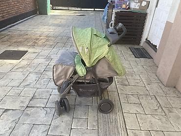 laka kolica za bebe: Dečija kolica Lorelli, siva‑zelena kombinacija sa dezenom medvedića — 2