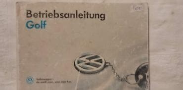 Tehnicko uputstvo za upotrebu za VW Golf 09. 1993. oko 200 str.nemacki