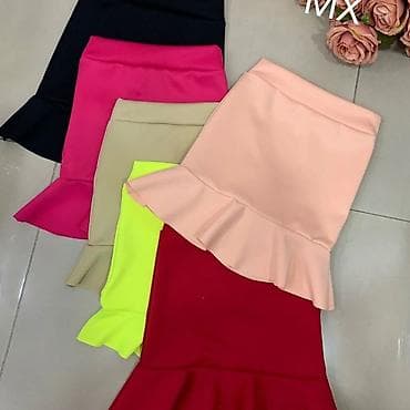 Ski suits: Suknjica na volan karner sa elastinom. Crvena,svetlo siva,teget,svetlo — 2