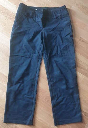 pantalone 38: Cigaret model, crne klasicne pantalone ravne kraci model, broj 38  — 2