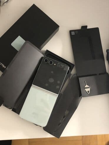 gta 5 cena pc: Samsung Galaxy Z Flip 5, 256 GB, color - Turquoise, Fingerprint, Wireless charger, Dual SIM cards — 2