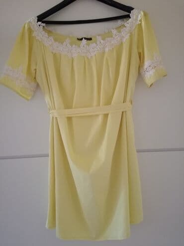 how to use iqos 2.4: A-Dress XL (EU 42), color - Yellow, Short sleeves — 2