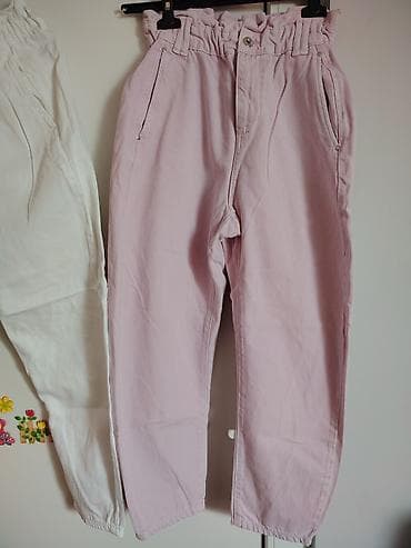 zenski komplet sa pantalonama: Zara ženske farmerice vel. 36 (S) slabo nošene, iz mog ormana. Udobne — 4