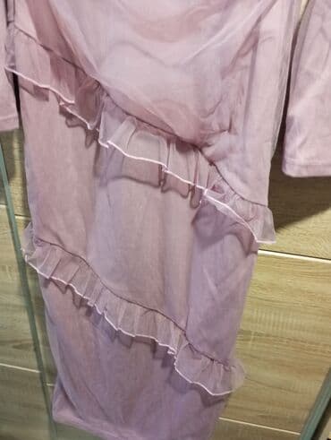 krzneni prsluci sa kapuljacom: XL (EU 42), color - Lilac, Evening, Long sleeves — 4