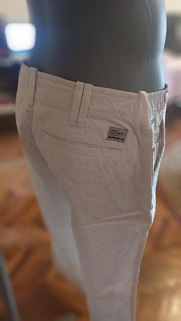 pantalone crne muske: BELE PANTALONE TOMMY HILFIGER Fantastične, vrlo očuvane pantalone od — 2