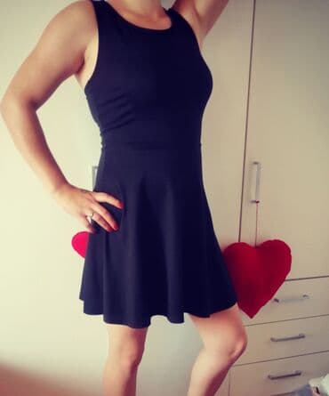 9Fashion Woman S, M, color - Black, Oversize, Short sleeves — 1