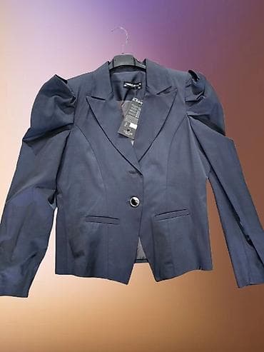 Sakoi: Elegantni ženski sako sa puf rukavima Više br - Boja: tamno — 1