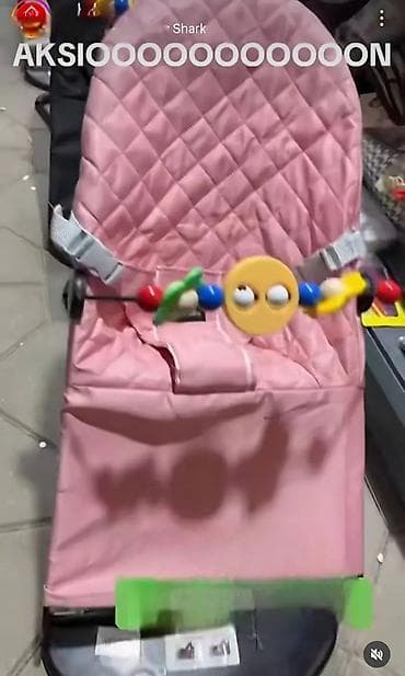 zara duksevi za devojcice: Ležaljka/ljuljaška za bebe sa igračkama - Udobno sedište sa — 2