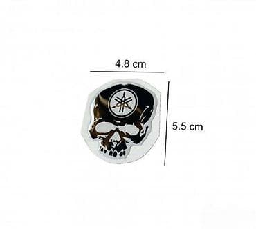 comma pantalone: YAMAHA SKULL - stiker - 1038 📌 Opis: Samolepljivi stiker izradjen od — 1